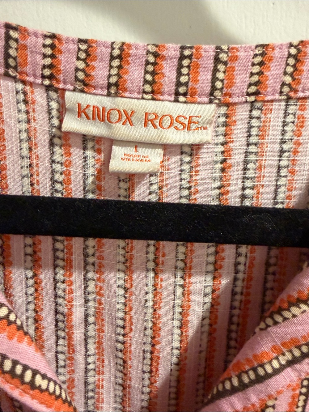 Knox Rose Pink Floral Boho Midi Dress w/ pockets. Size L - Picture 11 of 12